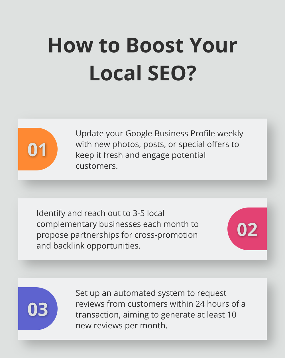 Infographic: How to Boost Your Local SEO?