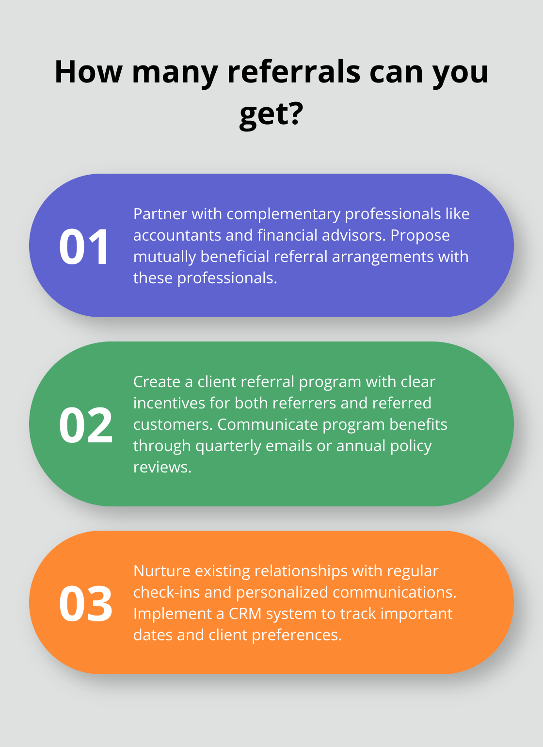 Infographic: How many referrals can you get? - lead generation for life insurance