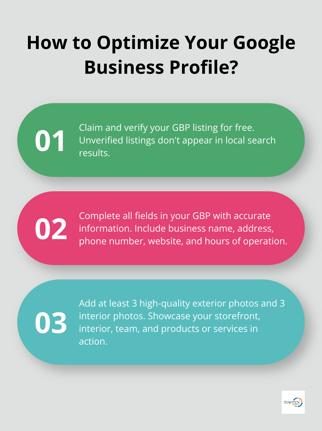 Infographic: How to Optimize Your Google Business Profile?