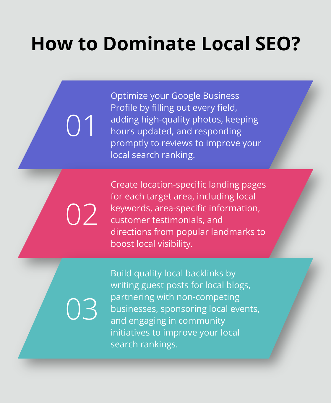 Infographic: How to Dominate Local SEO?
