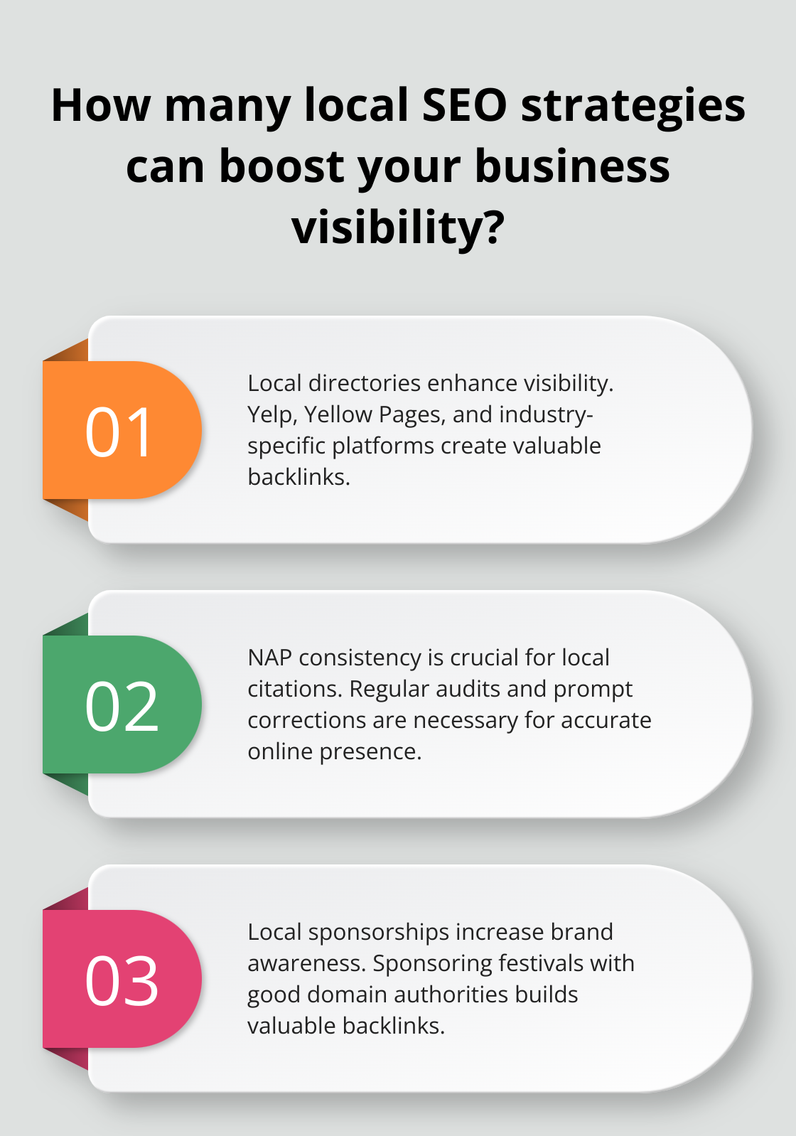 Infographic: How many local SEO strategies can boost your business visibility? - local search optimization tips