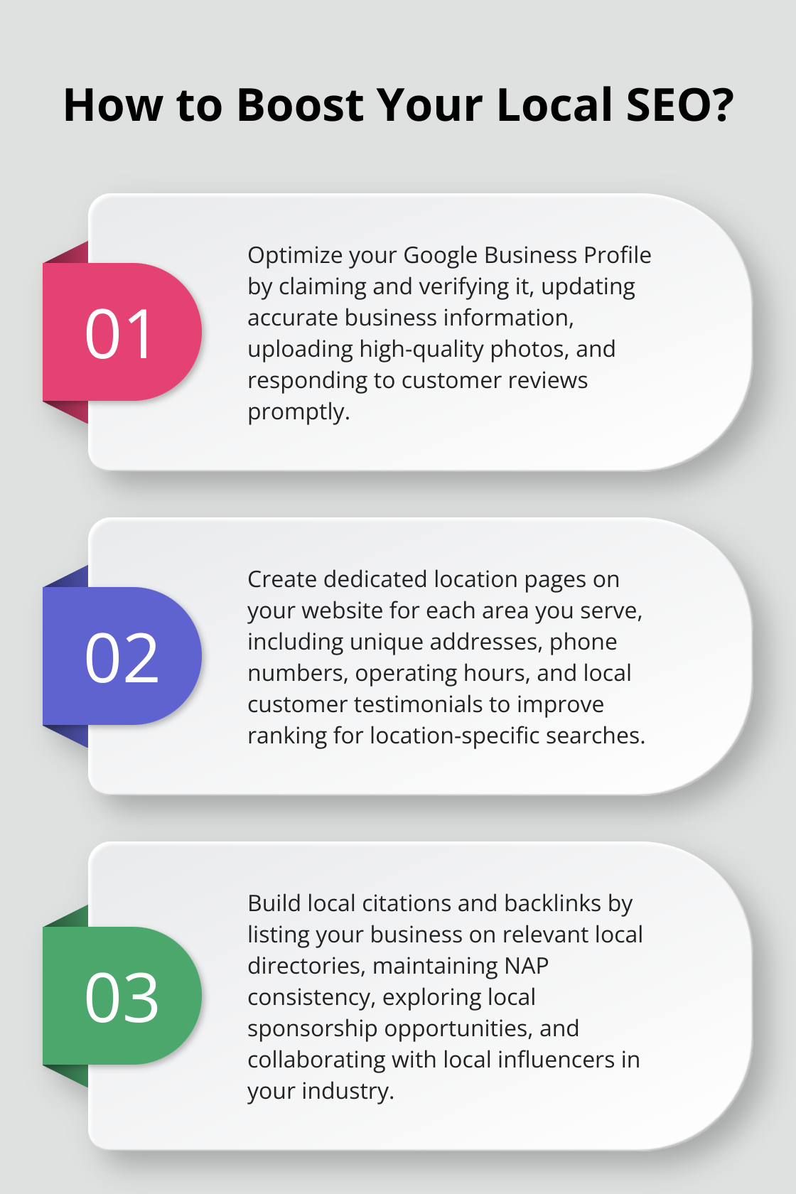 Infographic: How to Boost Your Local SEO? - local search optimization tips